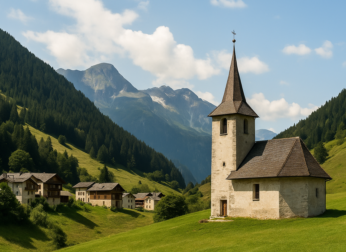 Swiss Romansh Village